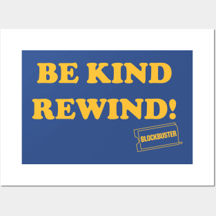 Blockbuster Retro Be Kind Rewind Posters and Art